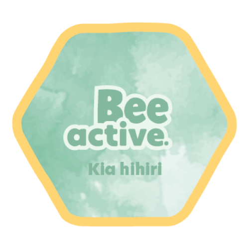 Bee Active hexagon