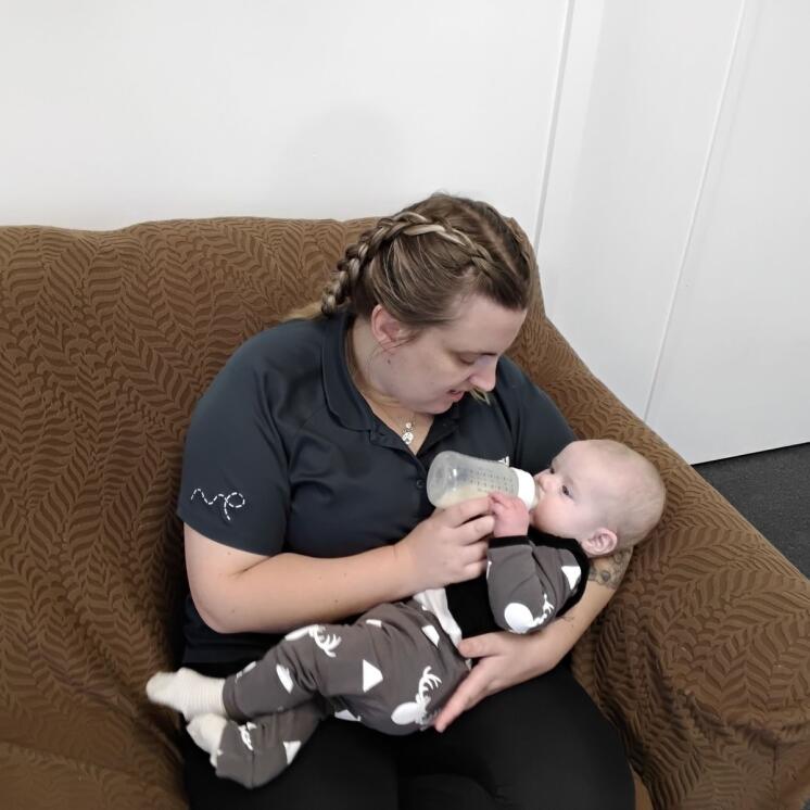 Busy Bees Aoraki Care and connection in Nursery space with Babies 