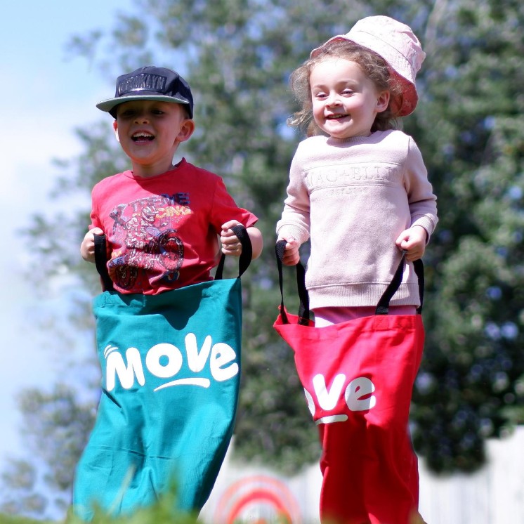 Busy Bees Ashburton outdoor races 