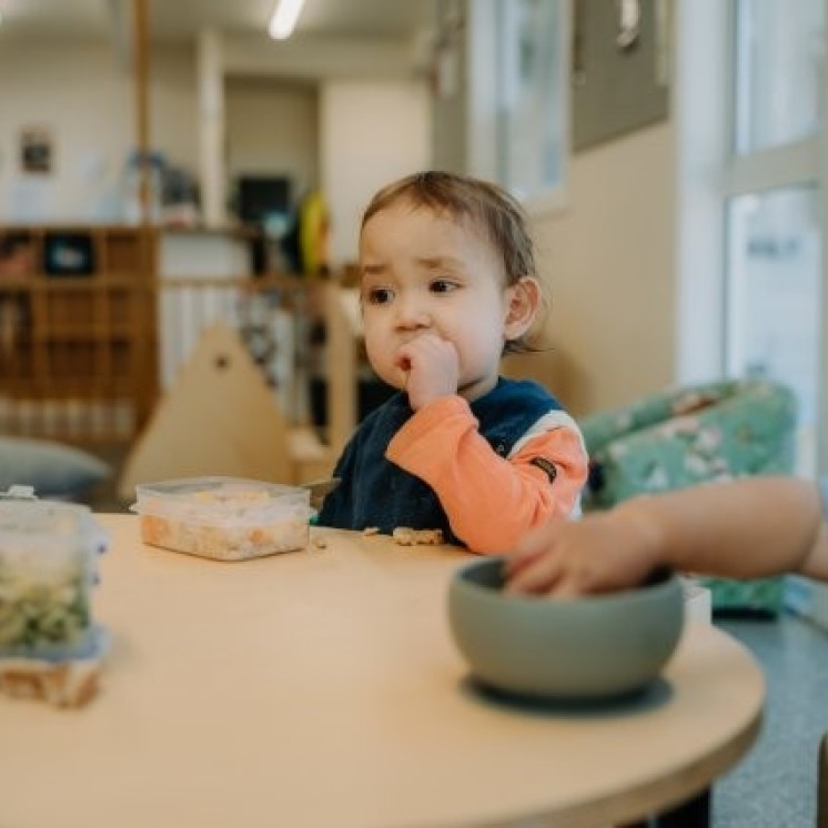Food time at Busy Bees Avonhead
