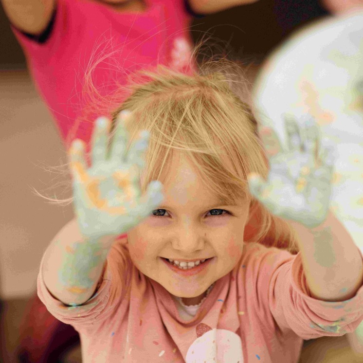 Creative and artistic activities at Busy Bees Cambridge early childhood centre