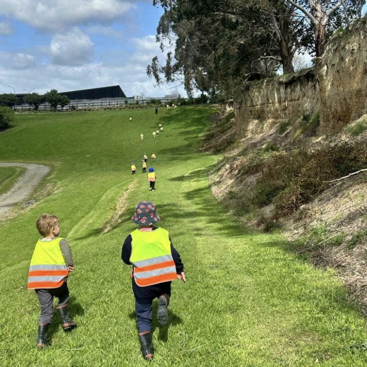 Children enjoying excursions at early childhood centre in Palmerston North at Busy Bees on Featherston Street