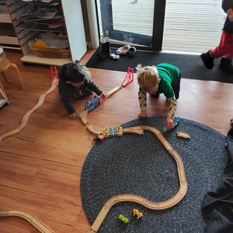 Busy Bees Grandview Road childcare centre train track building