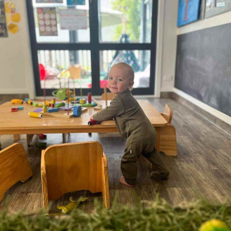 Babies in nursery room at Busy Bees Greytown daycare 