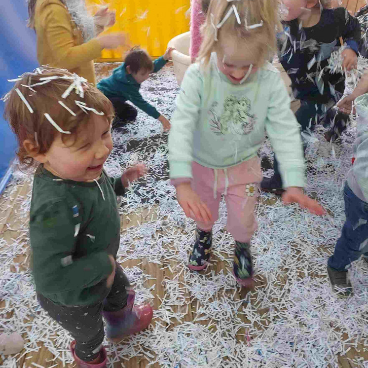 Sensory play for toddlers at Busy Bees Greytown childcare 