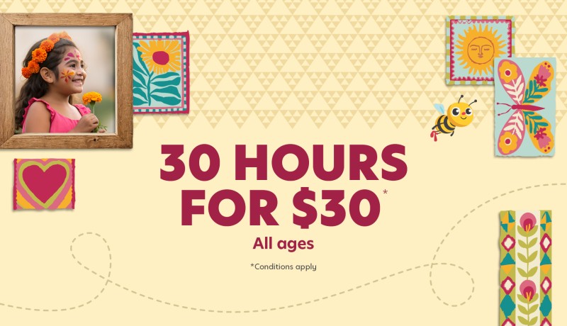 30 hours for 30 all ages