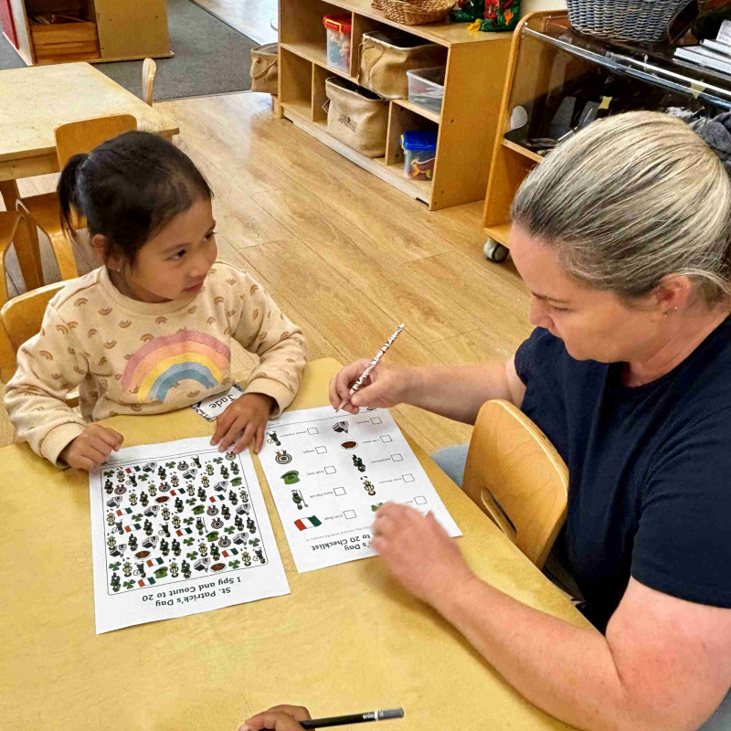 Early Learning literacy at Busy Bees Hamilton East Centre 