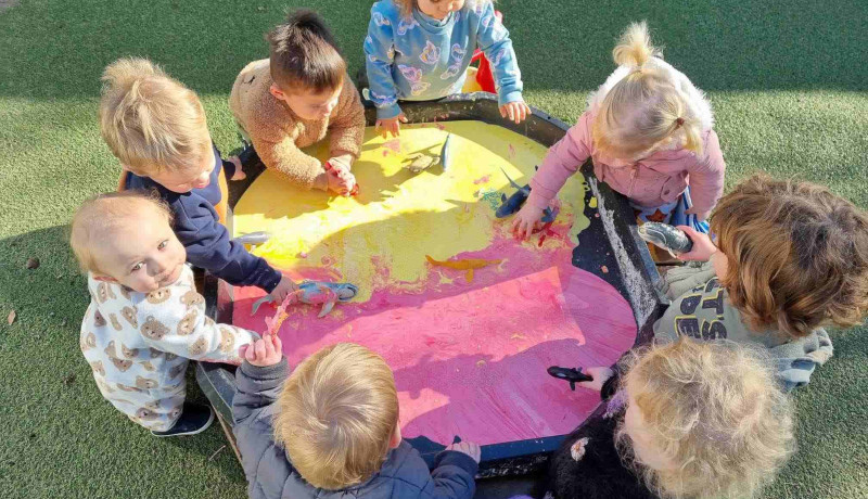 Busy Bees Havelock North messy play fun