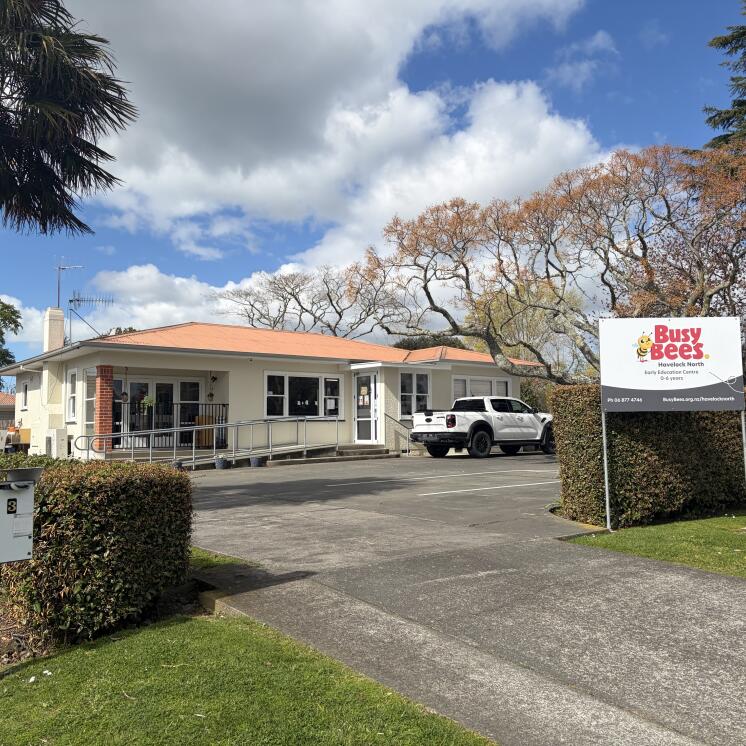 Busy Bees Havelock North kindergarten toddler house entrance