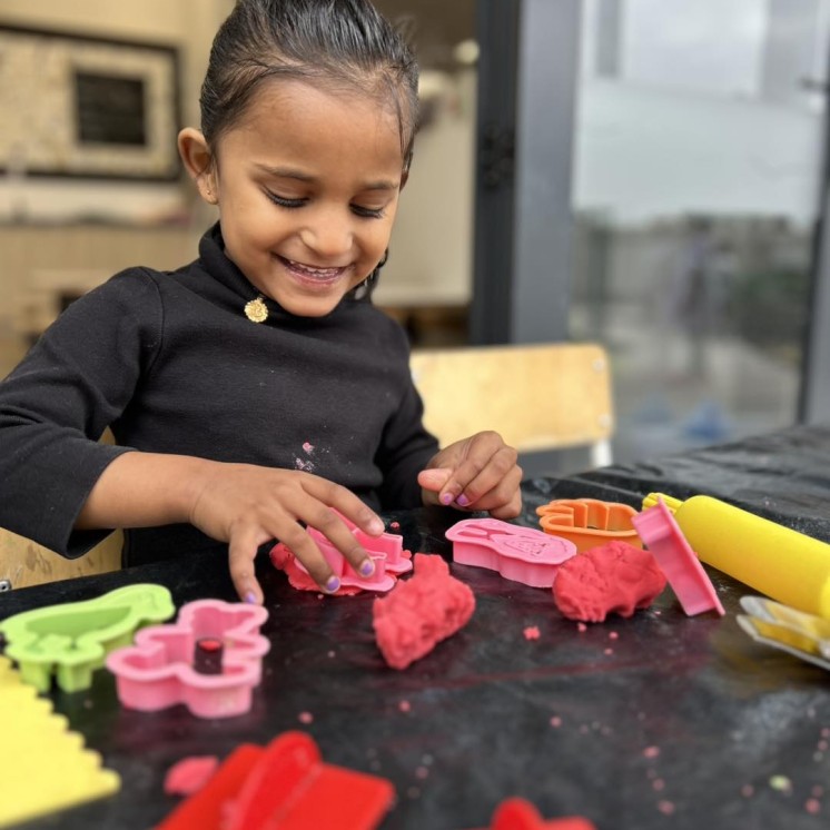 Busy Bees Hobsonville play dough fun