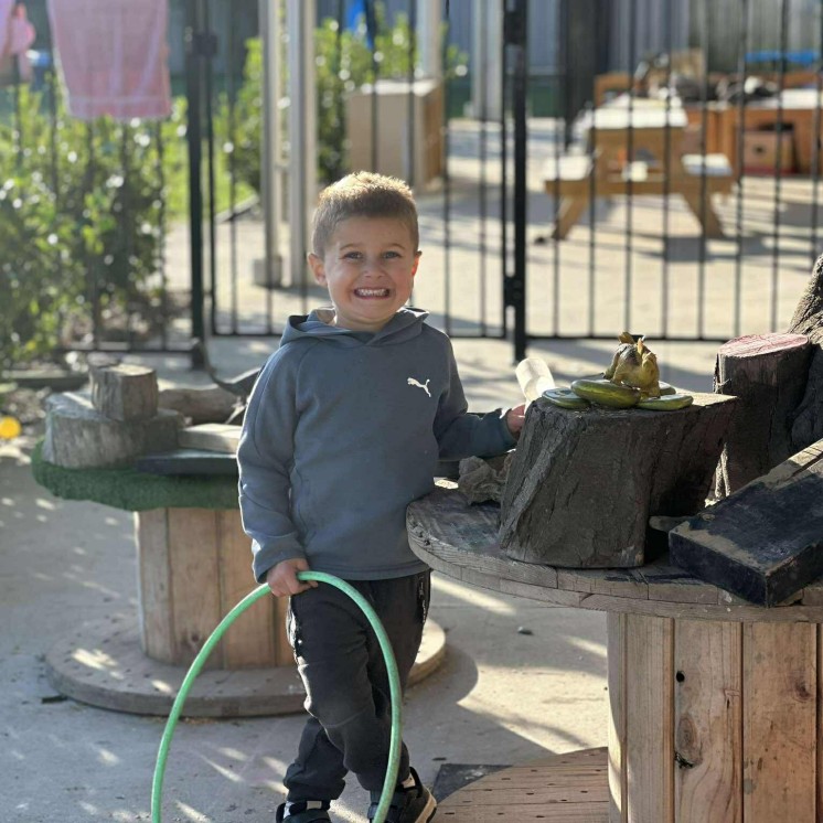 Natural outdoor spaces at Busy Bees Judsons Road 