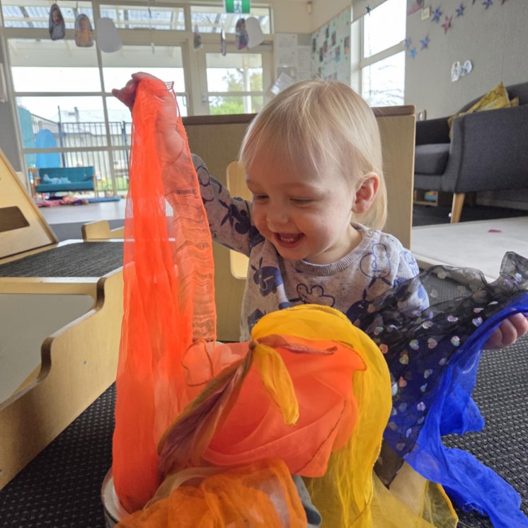 Babies fun in nursery room at busy bees judsons road