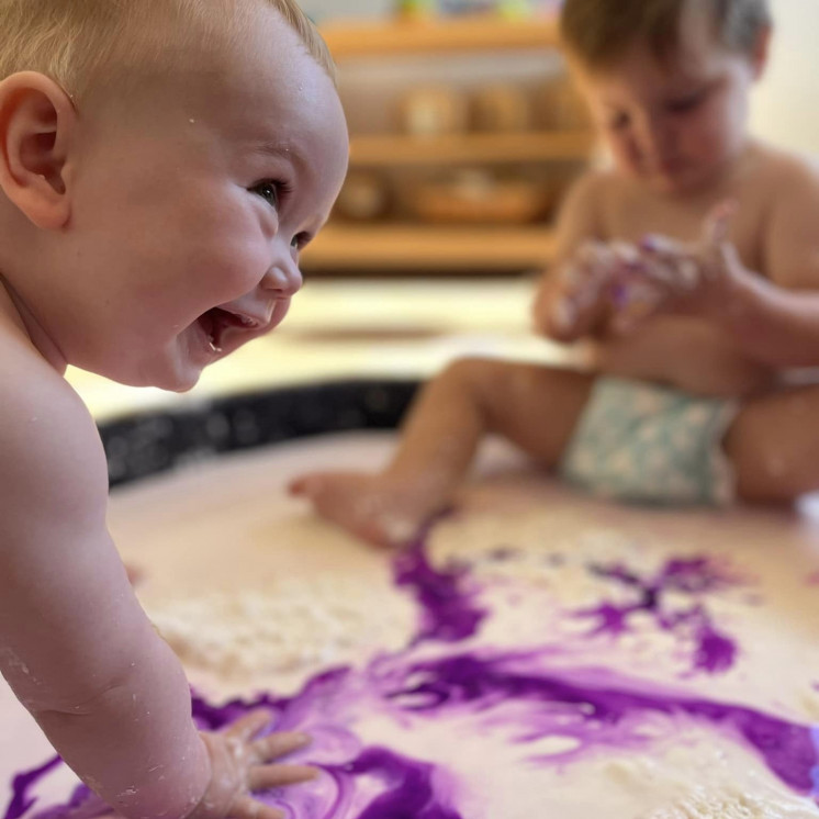 Gloop fun at Busy Bees Martinborough