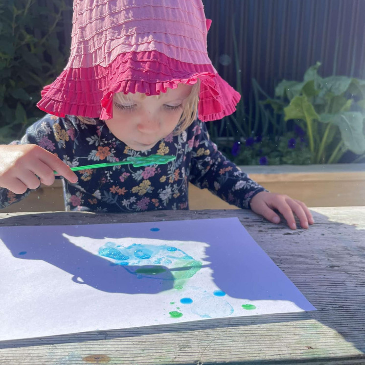 Summer sensory experiences at Busy Bees Martinborough