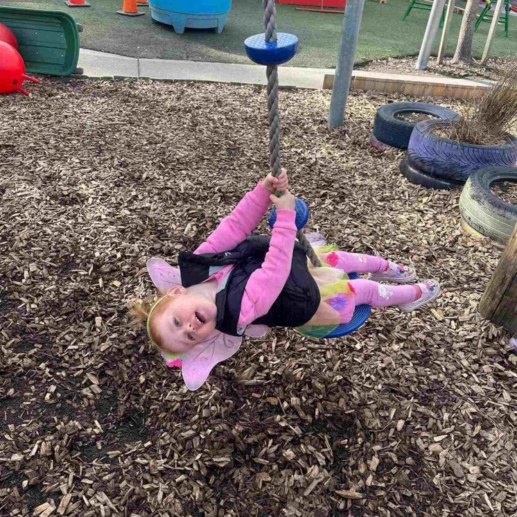 Swings and outdoor fun at Busy Bees Masterton