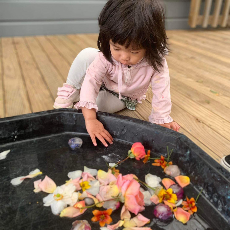 Sensory play at Busy Bees Motueka