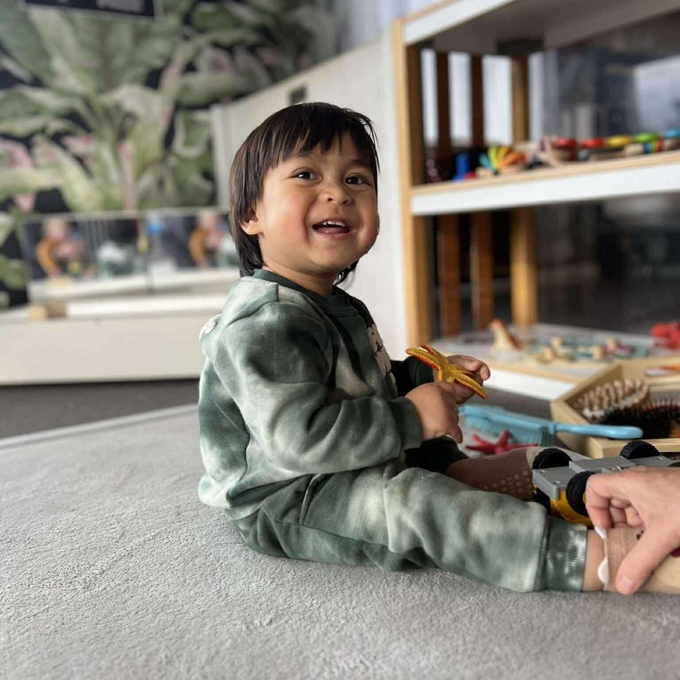 Happy babies at Busy Bees Motueka daycare