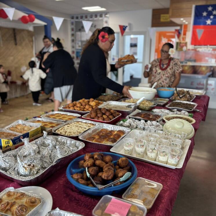 Busy Bees Ormiston sharing kai, connection and community