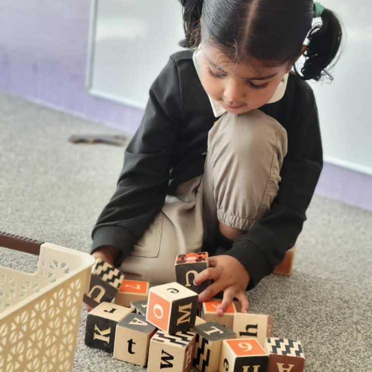 Literacy through play, building blocks for school at Busy Bees Ormiston Road