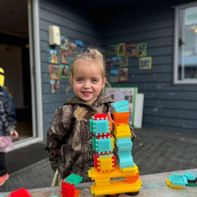 Fine motor skills and critical thinking at Busy Bees Pahiatua