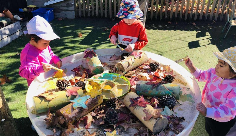 Busy Bees Rosedale painting nature