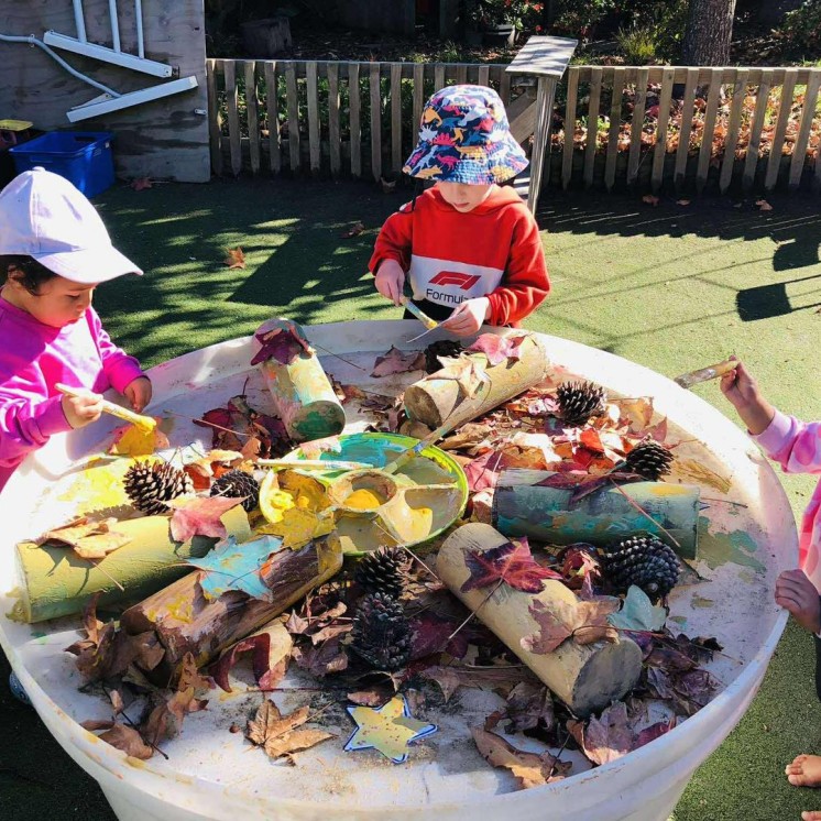 Busy Bees Rosedale painting nature
