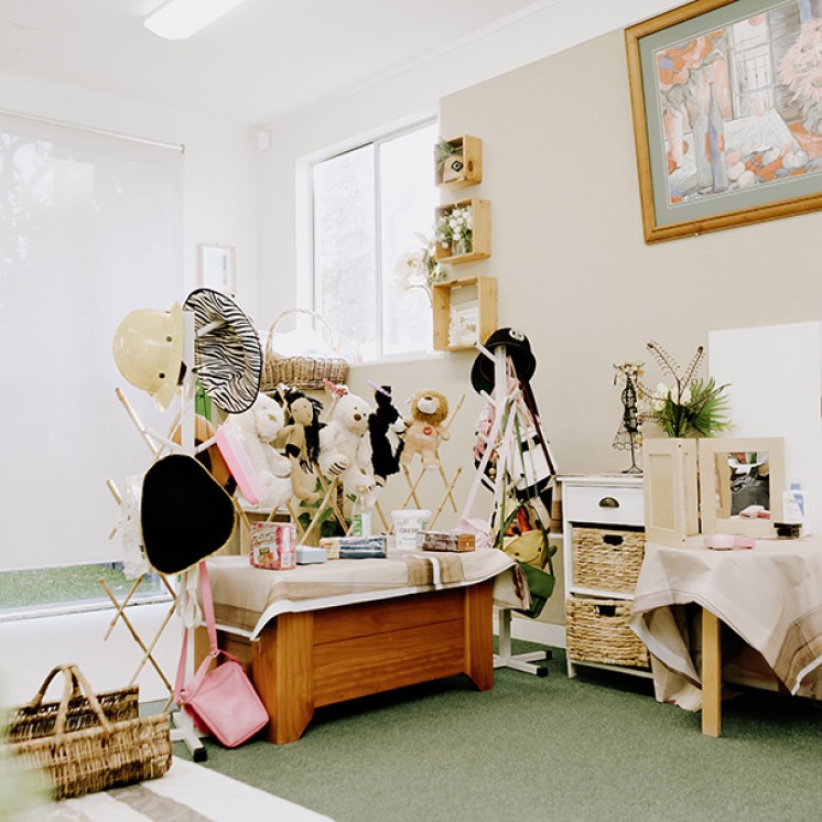 Busy Bees Rosedale Childcare indoor dress up corner