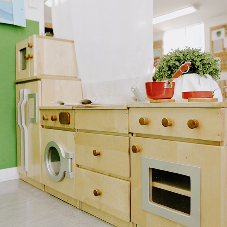 Busy Bees Rosedale Childcare indoor play kitchen