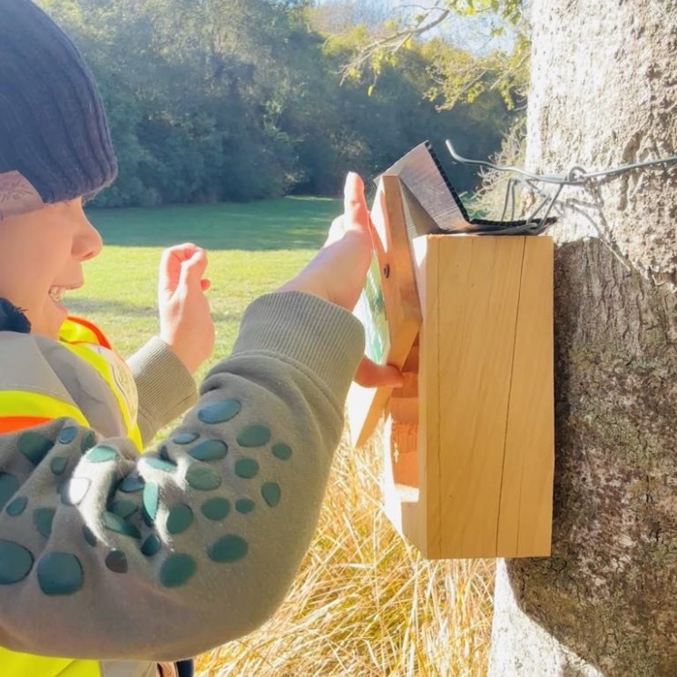 Bird feeder setting at Busy Bees Southbrook