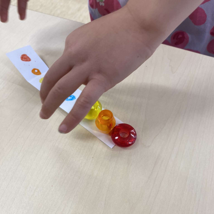 Busy Bees Tahunanui transition to school counting practice