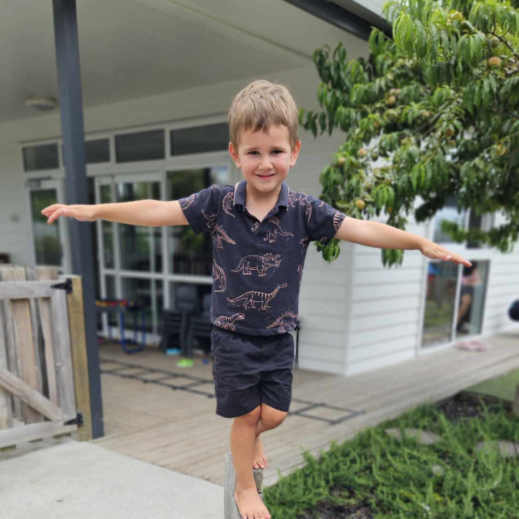 Balance and coordination skills in preschool at Busy Bees Te Kauwhata