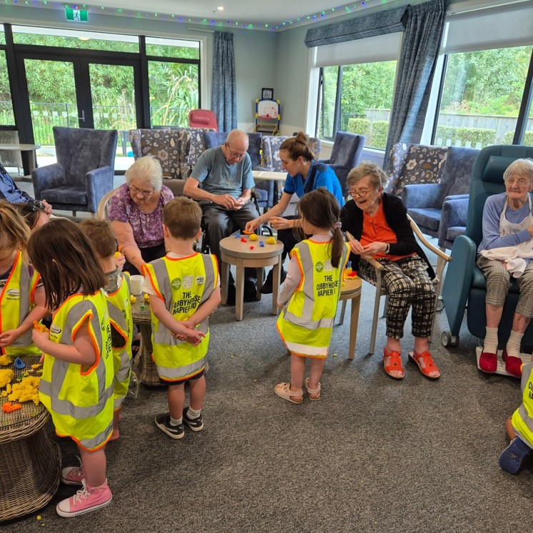 Busy Bees Terrace End out and about making new friends