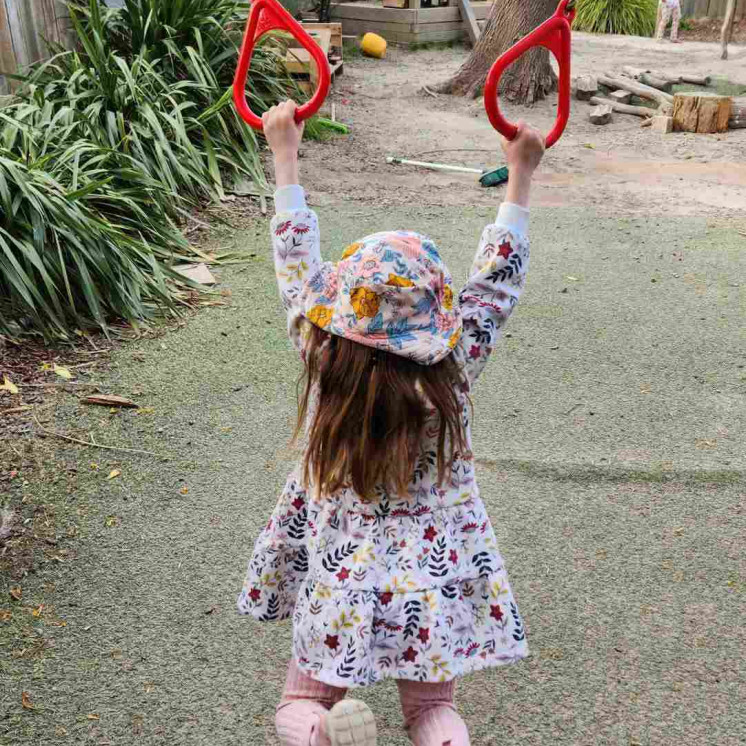 Coordinated movements are developed at HardyKids Early Education Centre