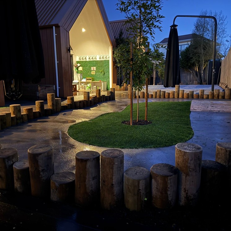 House of Wonder Chartwell new playground and dusk