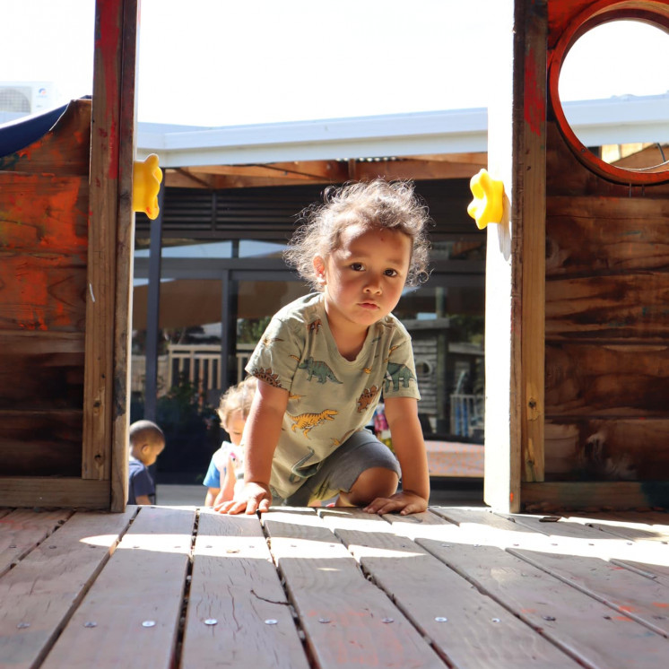 House of Wonder Gisborne toddler climbing